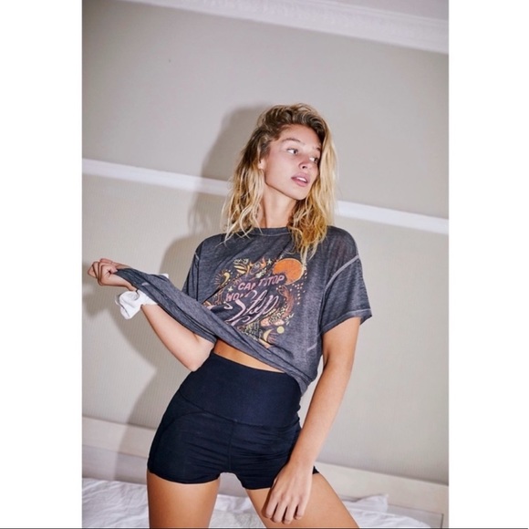 Free People Tops - Free People // Keep Rolling Graphic Tee NWOT🌛